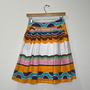 Zara Pleated Midi Skirt